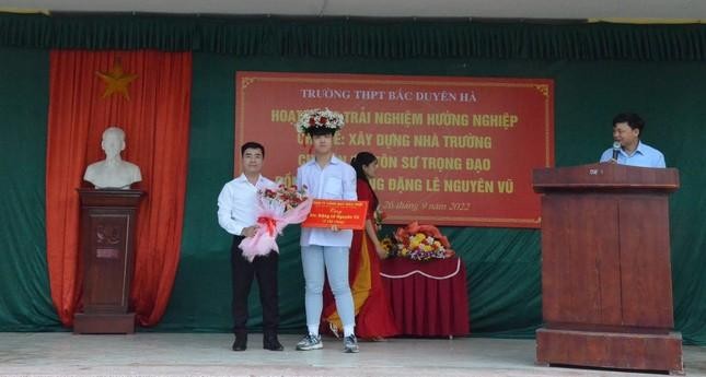 Chương trình Đồng hành cùng Đặng Lê Nguyên Vũ. Ảnh: THPT Bắc Duyên Hà