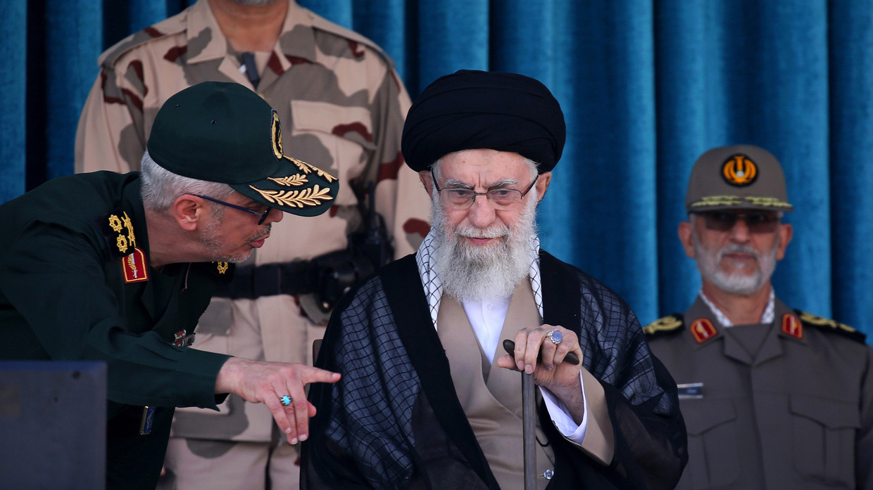Giáo chủ Iran xuất hiện tại một sự kiện ở thủ đô Tehran ngày 3/10.