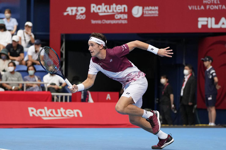 Casper Ruud dừng bước ngay vòng đầu tiên ở Japan Open