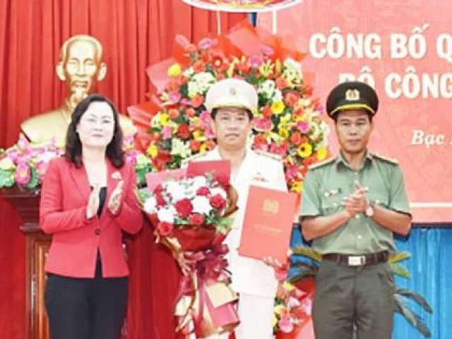 Công an tỉnh Bạc Liêu có tân phó giám đốc