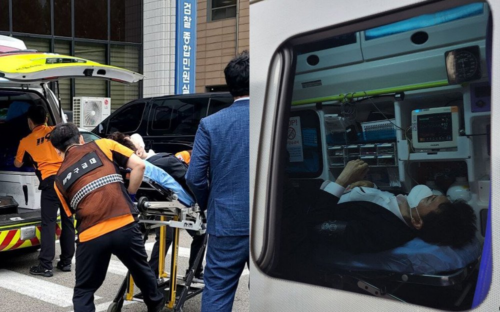 Park Soo Hong bị bố&nbsp;đánh ngay giữa phiên tòa, phải nhập viện cấp cứu