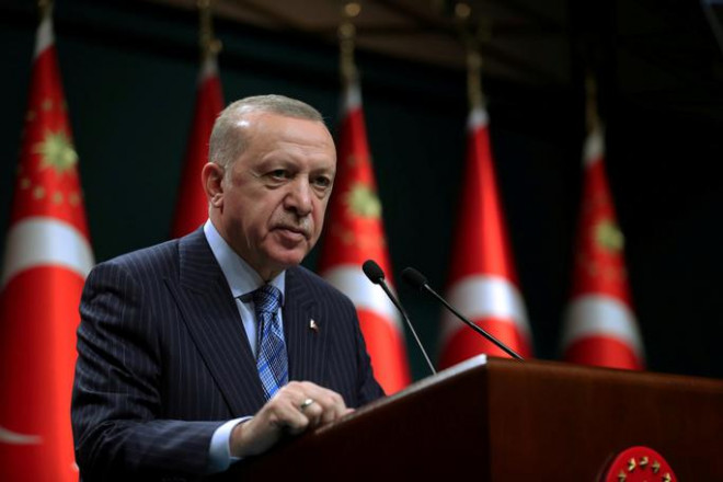 Tổng thống Thổ Nhĩ Kỳ Recep Tayyip Erdoğan. Ảnh: Reuters