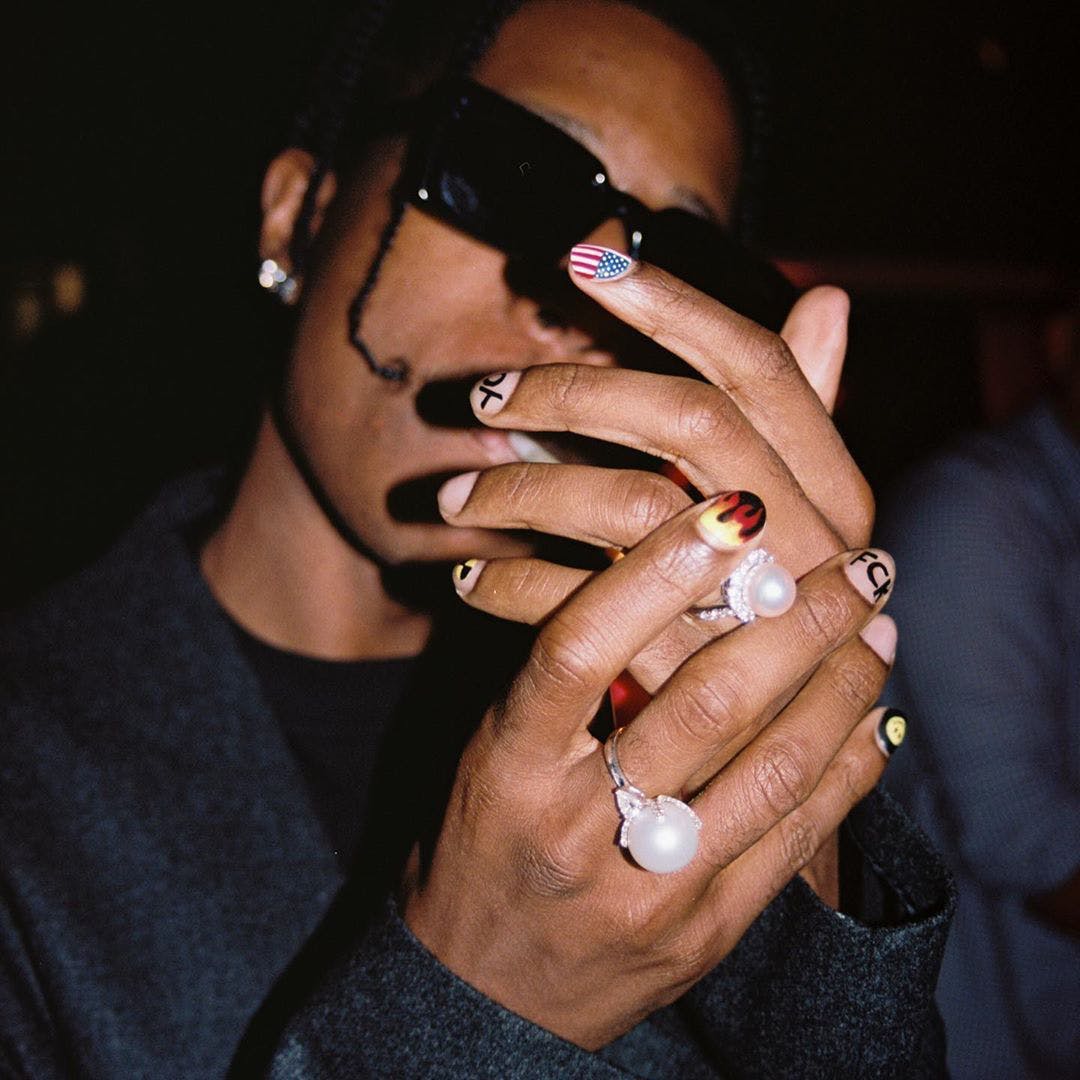 Siêu sao A$AP Rocky và niềm đam mê nghệ thuật móng tay - 8