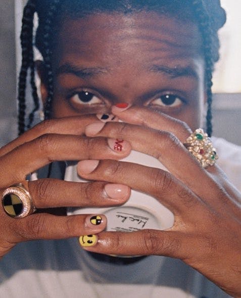 Siêu sao A$AP Rocky và niềm đam mê nghệ thuật móng tay - 7