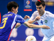 Bóng đá - Video bóng đá Uzbekistan - Nhật Bản: Ngược dòng giật &quot;vé vàng&quot; kịch tính (Futsal châu Á)