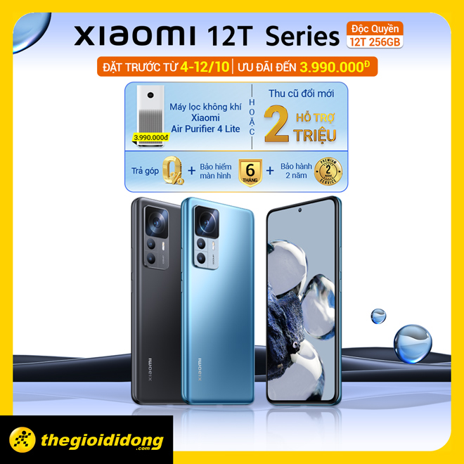 Đến ngay Thế Giới Di Động sở hữu bộ đôi siêu phẩm Xiaomi 12T Series giá chỉ từ 12 triệu đồng - 1