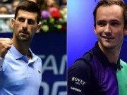 Thể thao - Video tennis Djokovic - Medvedev: Giằng co tie-break, kết cục ngỡ ngàng (Astana Open)