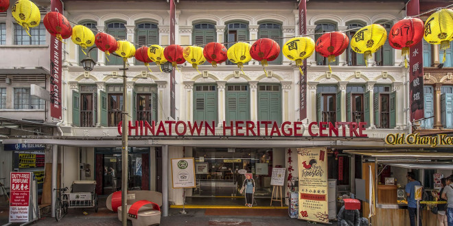 Trung tâm Di sản Chinatown là nơi khách tham quan có thể tìm hiểu về lịch sử&nbsp;phát triển đảo quốc. Ảnh: Chinatown Heritage Centre.