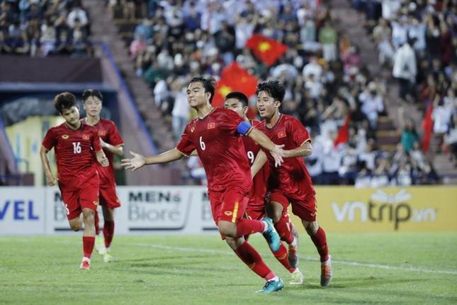 U17 Việt Nam thắng dễ U17 Thái Lan ở vòng loại châu Á. Ảnh: VFF