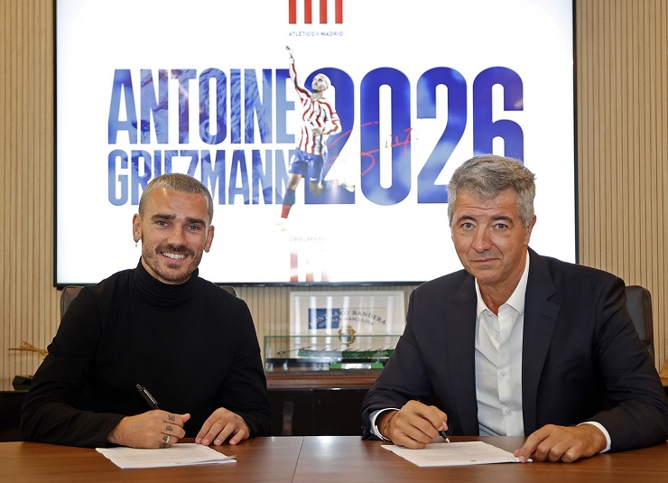 Griezmann chính thức trở lại Atletico