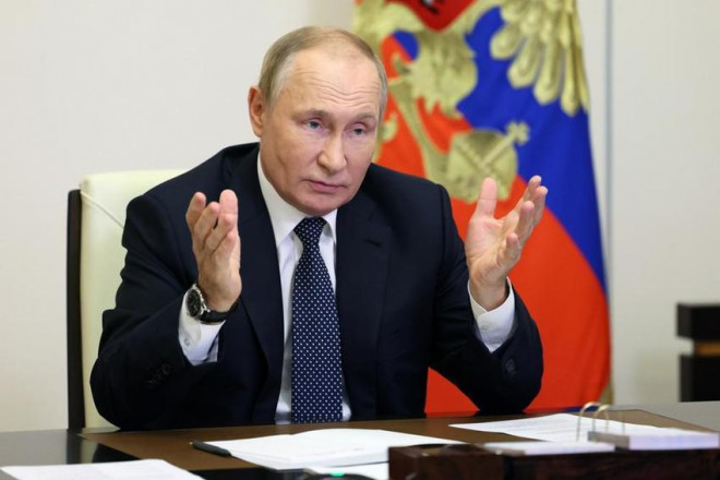 Tổng thống Nga Vladimir Putin. Ảnh AP
