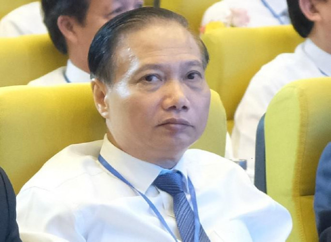 Ông Trần Hồng Quảng, Phó bí thư Tỉnh ủy, Chủ tịch HĐND tỉnh Ninh Bình, dự một sự kiện tổ chức tại Tràng An (Ninh Bình) hôm 6-9. Ảnh: Tuấn Minh