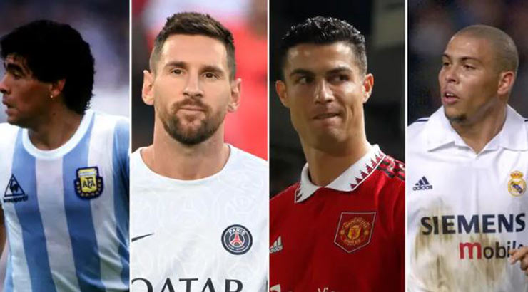 Messi vượt qua Maradona và 2 Ronaldo để trở thành "Cầu thủ vĩ đại nhất mọi thời đại" theo đánh giá của FourFourTwo