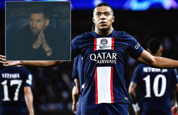 Messi không bộc lộ cảm xúc sau khi Mbappe lập công