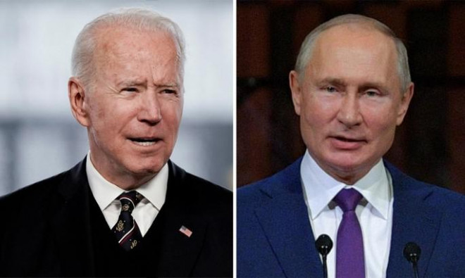 Ông Biden và ông Putin đã không nói chuyện trực tiếp với nhau kể từ trước khi Nga tiến hành chiến dịch quân sự ở Ukraine vào cuối tháng 2. Ảnh:Reuters