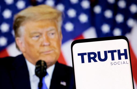 Truth Social đánh dấu sự trở lại của Donald Trump trên mạng xã hội sau sự kiện ngày 6-1-2021. Ảnh: The Straits Times