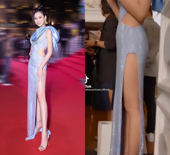 Cận cảnh đôi chân dài, thẳng của hoa hậu Đỗ Hà qua camera thường.