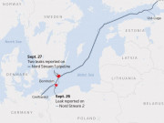 Thế giới - Vụ đường ống Nord Stream bị rò rỉ: Thụy Điển từ chối điều tra chung với Đức, Đan Mạch