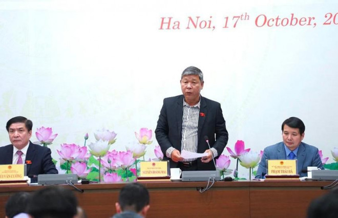 Phó Chủ nhiệm Ủy ban Xã hội Nguyễn Hoàng Mai. Ảnh: ĐỨC MINH