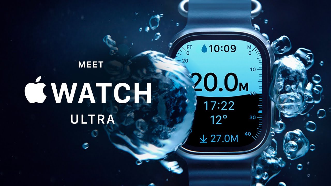Đồng hồ&nbsp;Apple Watch Ultra trong video quảng cáo.
