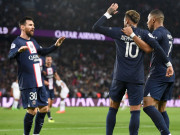 Bóng đá - Video bóng đá PSG - Marseille: Mbappe &quot;dọn cỗ&quot; cho Neymar, Messi kém duyên (Ligue 1)