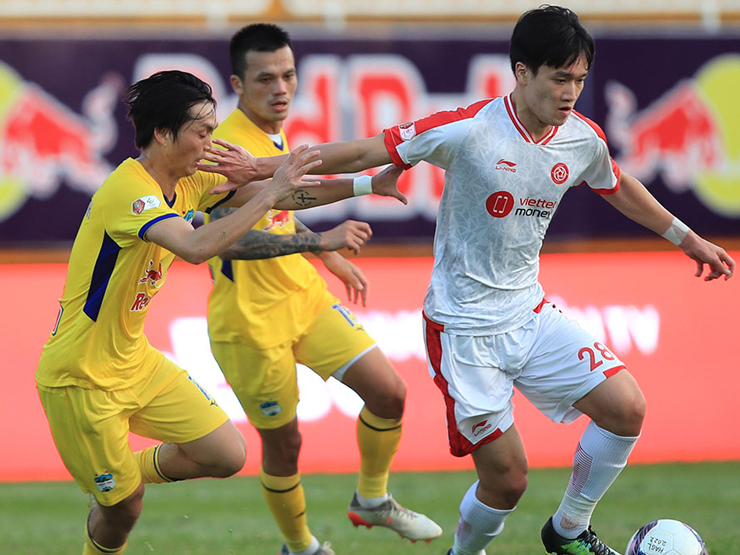 Trực tiếp bóng đá Viettel - HAGL: Minh Vương đá chính (V-League)