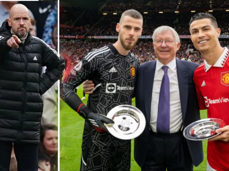 Ten Hag úp mở về tương lai Ronaldo, De Gea: 10 sao MU khác ”ngồi trên lửa”