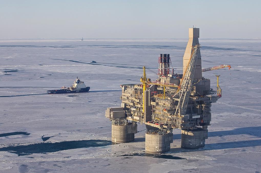 Một giàn khoan dầu của Nga (ảnh: Reuters)
