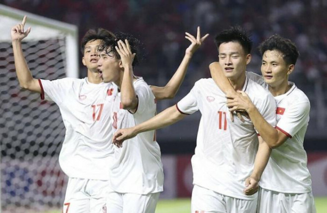 U20 Việt Nam giành quyền dự VCK U20 châu Á 2023. Ảnh AFC