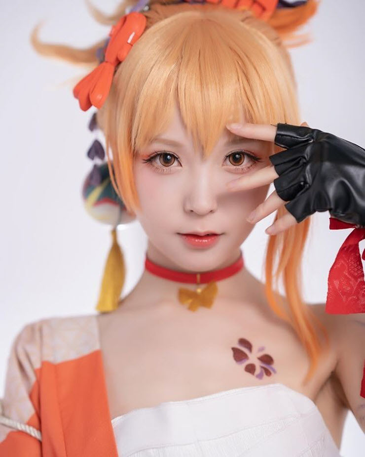 Cosplay nhân vật Yoimiya của game Genshin Impact, hot girl Trung Quốc “đốn tim” game thủ - 13