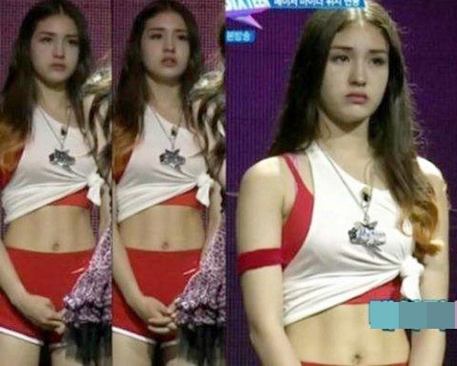 Jeon Somi mặc đồ ngắn khi tham gia chương trình "Sixteen" lúc mới 14 tuổi.