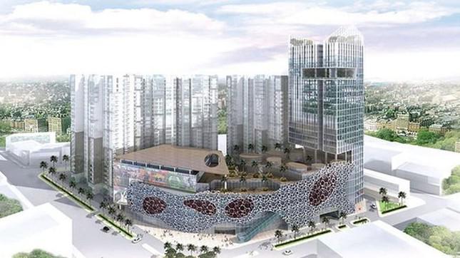 Phối cảnh dự án Vina Square tại khu đất 152 Trần Phú, quận 5. Hiện tại, khu đất này đang bị Công an yêu cầu cung cấp hồ sơ để phục vụ công tác điều tra, do liên quan đến một tập đoàn bất động sản hàng đầu ở khu vực phía Nam.