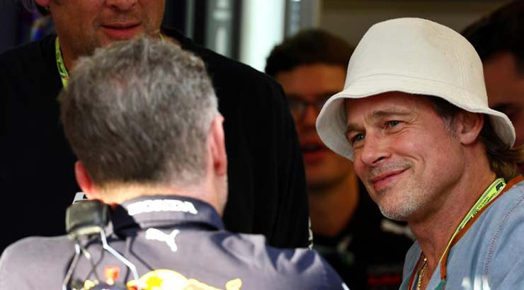 Brad Pitt gặp các sếp F1