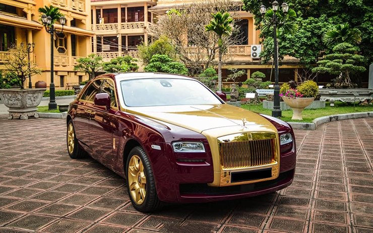 Rolls-Royce Ghost "dát vàng" của ông Trịnh Văn Quyết