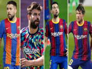 Bóng đá - Barca vắt chanh bỏ vỏ: Pique - Busquets cống hiến 10 năm, phải theo bước Messi?