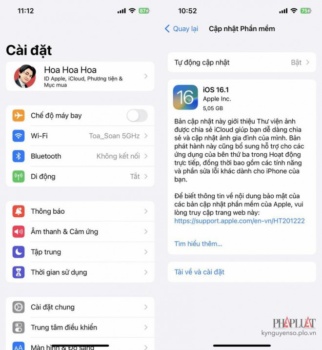 iPhone bị lỗi Face ID sau khi cập nhật iOS 15.7.1 - 3