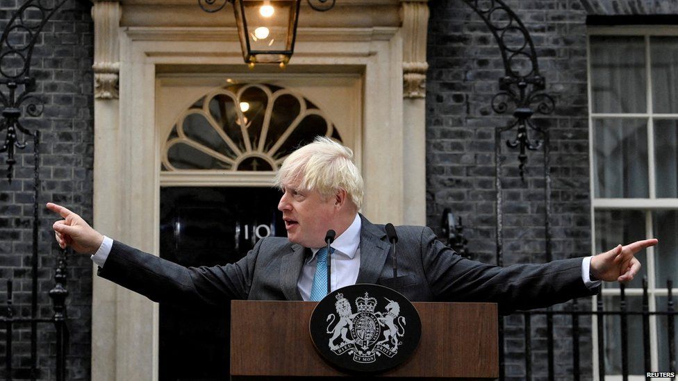 Cựu Thủ tướng Anh Boris Johnson ảnh: Reuters)