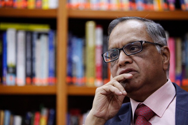 Tỷ phú Narayana Murthy. Ảnh: Reuters