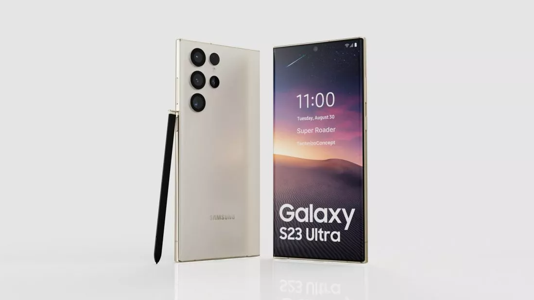 Ảnh concept Galaxy S23 Ultra.