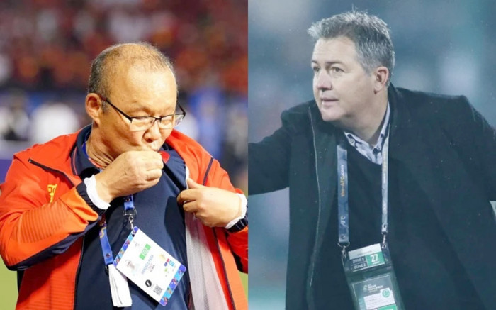 Ông Dragan Skocic (phải) tự ứng cử làm HLV trưởng đội tuyển Việt Nam thay thế HLV Park Hang-seo