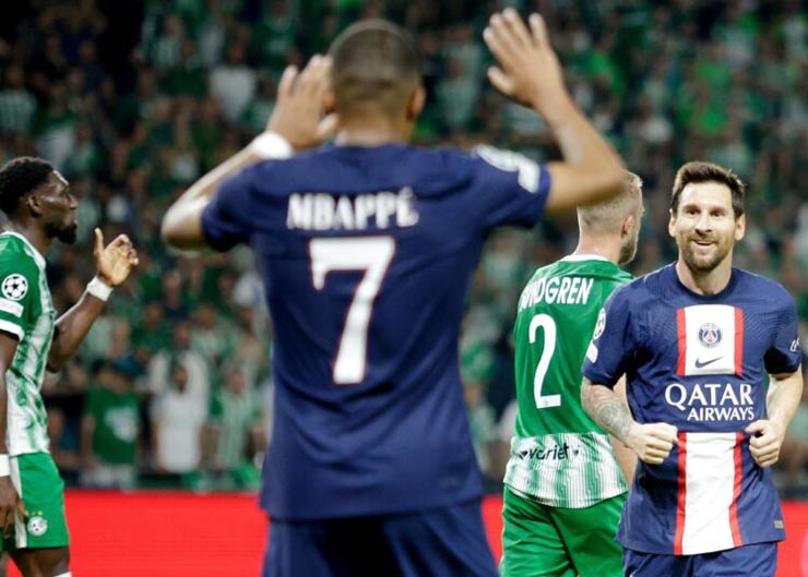 PSG vừa "hủy diệt" Maccabi Haifa 7-2&nbsp; nhưng Messi và các đồng đội chưa thể an tâm&nbsp;