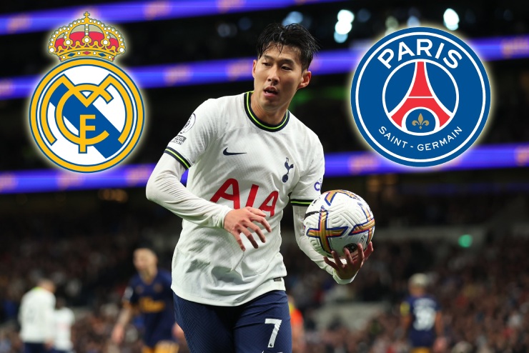 Bên cạnh Real Madrid, Son Heung Min còn thu hút sự quan tâm của PSG