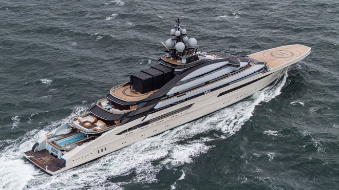 Siêu du thuyền The Nord của tỷ phú giàu nhất nước Nga có giá khoảng 500 triệu USD.