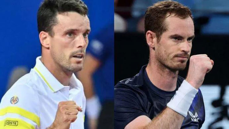 Roberto Bautista Agut khắc chế tốt lối đánh phòng ngự bền bỉ&nbsp;sau vạch baseline của Andy Murray