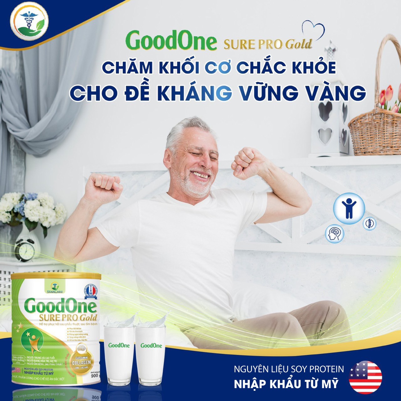 GoodOne Sure Pro Gold – Món quà sức khỏe cho người già từ nguồn dinh dưỡng hàng đầu - 3