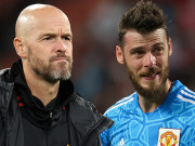 Bóng đá - De Gea hạ mình giảm lương &quot;khủng&quot; để ở lại MU, Ten Hag vẫn không vừa lòng