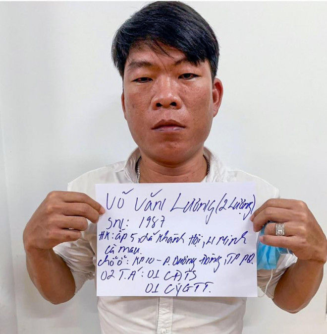 Võ Văn Lương (tức Hai Lượng) từng có 2 tiền án về tội cưỡng đoạt tài sản và cố ý gây thương tích, vừa ra tù được vài tháng. Ảnh: DIỄM HẰNG