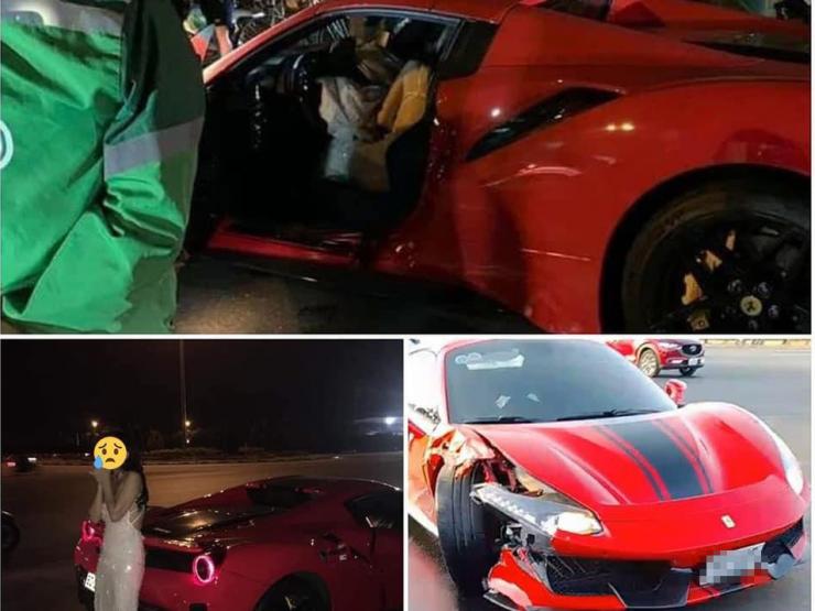 Siêu xe Ferrari va chạm với xe máy, 1 người chết: Cảnh sát nói gì về hình ảnh cô gái trẻ ngồi ghế lái?