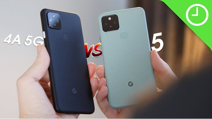 Pixel 4a 5G đọ dáng cùng với Pixel 5.