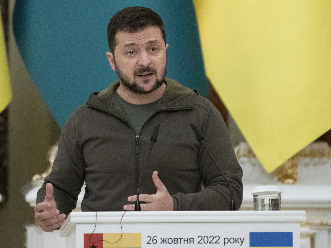 Tổng thống Ukraine Volodymyr Zelensky.